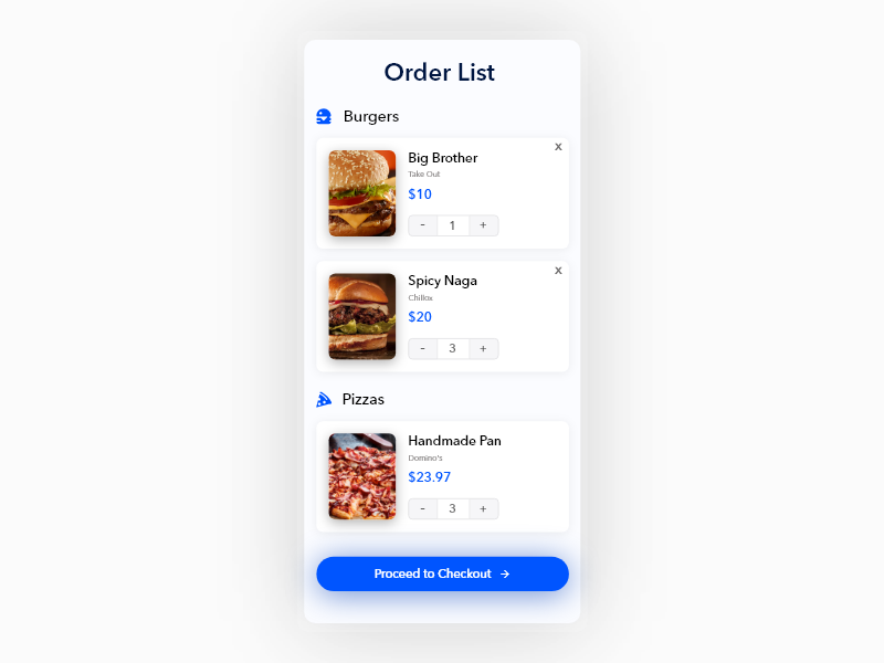 Order List by Samiul Haque Sohan 🇧🇩 on Dribbble