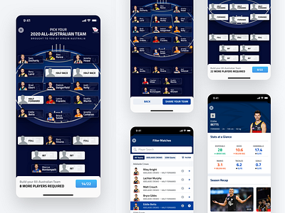 AFL vs NFL by KEVIN K. AKA on Dribbble