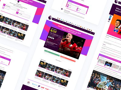 Premier League Quiz design football premier league quiz sport sports ui ui ux ux website