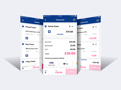 Transport App - Basket & Check Out app clean design ios iphone light mobile sketch transport travel app ui ui ux ux