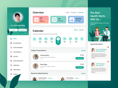 Dashboard for Doctors