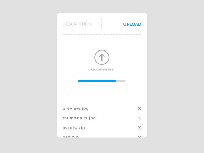 Uploading.. android clean design illustrator ios photoshop ui uploading ux