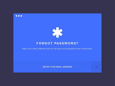 Forgot Password dailyui design flat illustrator login mac password ui web
