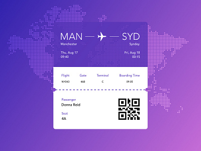 Boarding Pass airlines boarding pass color graphic design plane print tickets travel ui ux