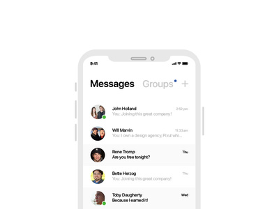 Messenger UI
