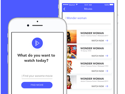 Movie Finder clean design finder movie search ui ux