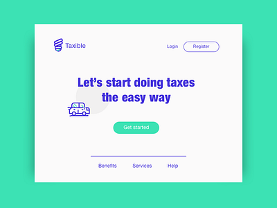 Above The Fold Challenge - Taxes 003 abovethfold challenge dailyui design thefold ui ux