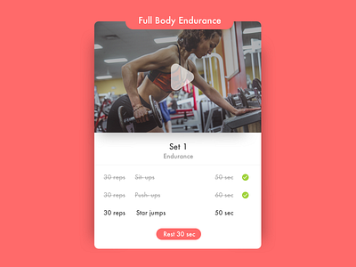041 Workout Tracker challenge dailychallenge dailyui design tracker ux workout workout app workout tracker