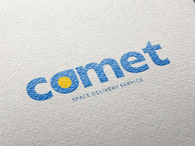 Comet logo comet space design vector