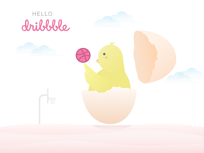 Hello Dribbble! animation debuts