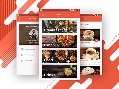 Coffee Central UI App Design