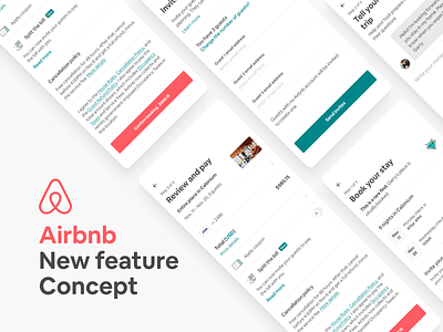 Airbnb - New feature Concept airbnb concept design feature figma mobile travel travel app ui ui design userinterface ux