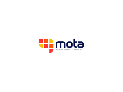 MOTA Logo app logo elephant logo inventory logo software logo