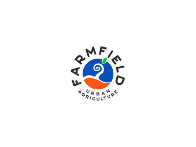 Farmfield agriculture logo farm logo farming branding logo organic logo
