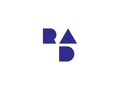 Minimal Bauhaus Logo 80s bauhaus blue bold clean cool logo minima minimal retro typo typography