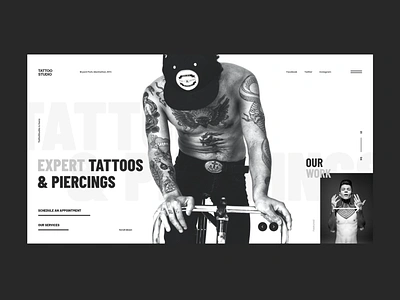 #84 Shots for Practice art black blackandwhite concept design flat graphic homepage image minimalism modern photography slider tattoo ui ux web website white