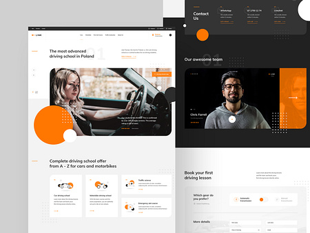 #2 - Link. Driving School By Matt Wojtaś On Dribbble