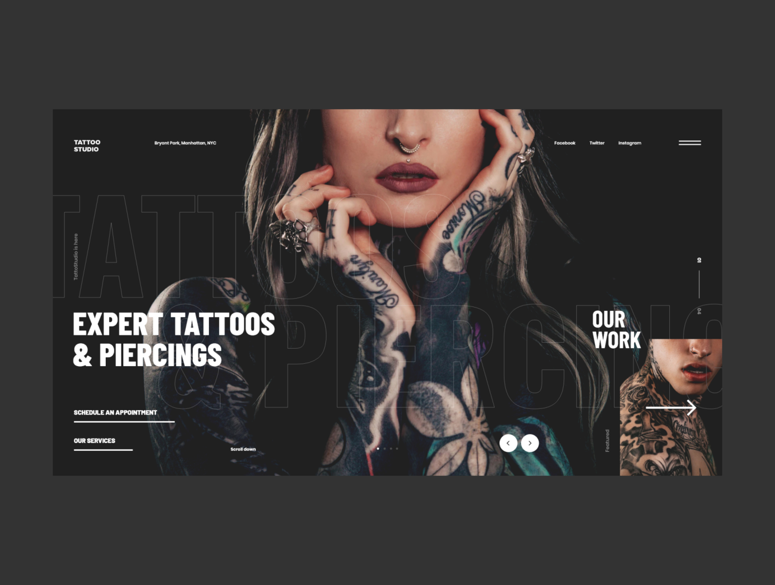 15 Cool WordPress Themes for Tattoo Artist  Bashooka