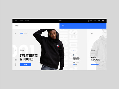 #93 - Concept shots apparel clothes clothing concept design ecommerce fashion flat graphic homepage luxury minimalism modern shop store ui ux wear website