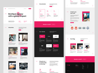 #3 Digital agency landing page by Matt Wojtaś on Dribbble