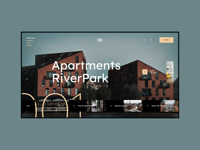 #104 - Concept shots apartment branding building design designer flat homepage house minimalism photography typography ui ux web webdesign website
