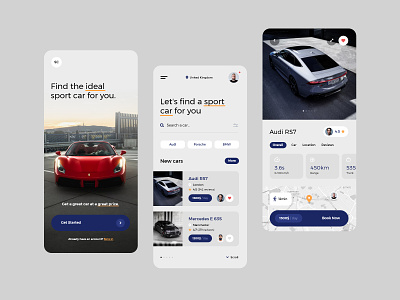 #25 - Mobile App Concept android app application automotive booking car design iphone mobile mobile app phone rent rent a car rental ui ux vehicle