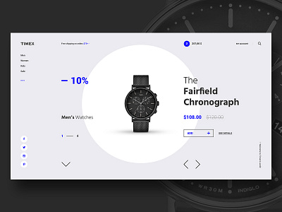 #1 Watch Shop Concept Redesign