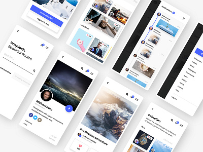 #3 - Unsplash Mobile App Concept