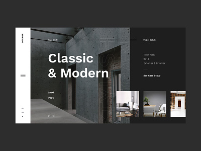 #38 Shots for Practice architechture clean concept dark design design studio exterior flat graphic home homepage interior minimalism modern slider studio ui ux website