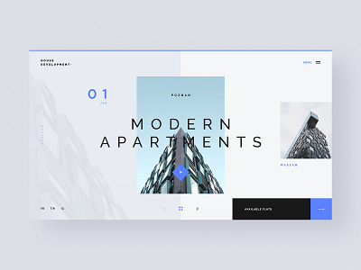 #40 Shots for Practice apartment building clean concept design developer flat flats graphic home homepage house minimalism modern slider ui ux website