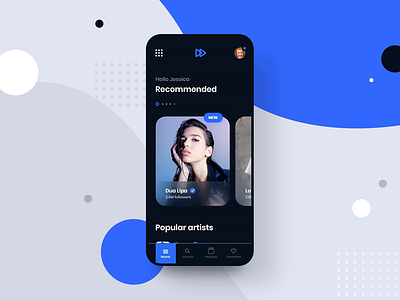#7 MyMusic - MobileApp Concept Project android animation app application concept design graphic interaction iphone motion music phone player playlist smartphone song spotify transition ui ux
