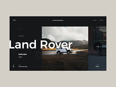 #57 Shots for Practice automotive car cars case study clean dark design flat folio homepage image minimalism photographer photography picture portfolio slider ui ux website