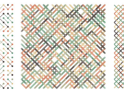 Geometric Pattern with Muted Colours