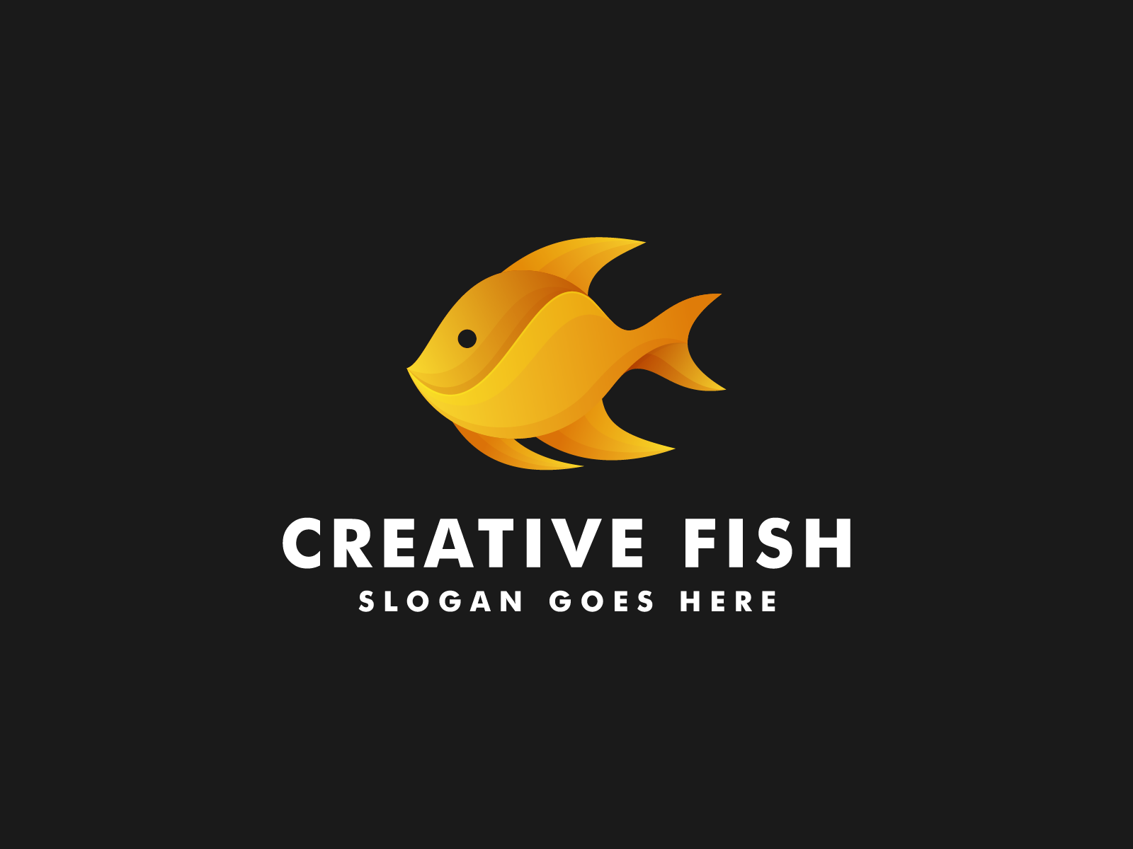 The creative fish logo, creative, characteristic, beautifully marked fish  png | Klipartz