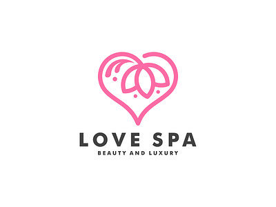 Love Spa Logo Design