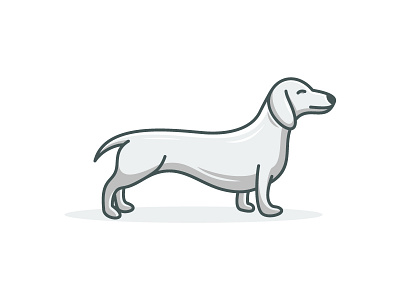 White Dog Logo Concept