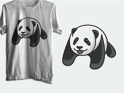 Panda baby panda brand cute design icon illustration logo panda vector