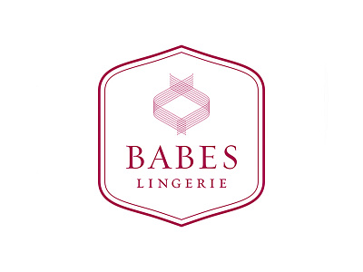 Babes Lingerie Shop Logo identity lingerie logo print shop