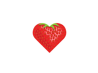 Strawberry Instaheart doubletap heart icon instagram instaheart love strawberry taptap