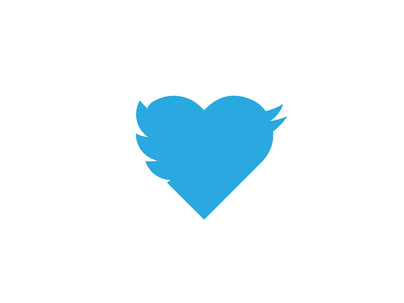 Twitter by InstaHearts on Dribbble