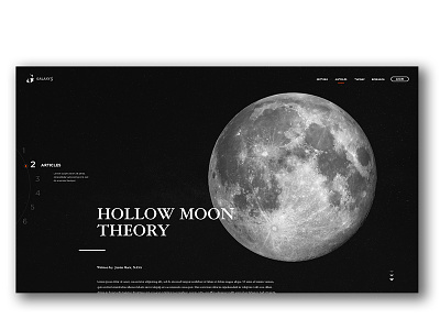 Hollow Moon Theory