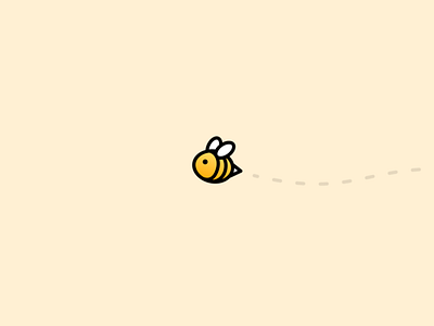 Splitbee Logo bee illustration logo