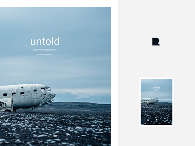 Untold - Variation \02 adventures creative design magazine photography print typography unsplash