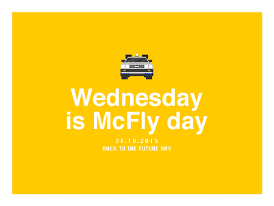 It's Wednesday - Back to the future day clock delorean doc flying future griff hover boards marty mcfly pepsi trainers video games