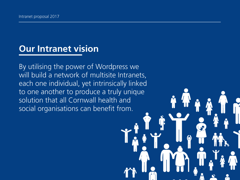 Our Intranet vision life health people illustration graphic design proposal magazine design
