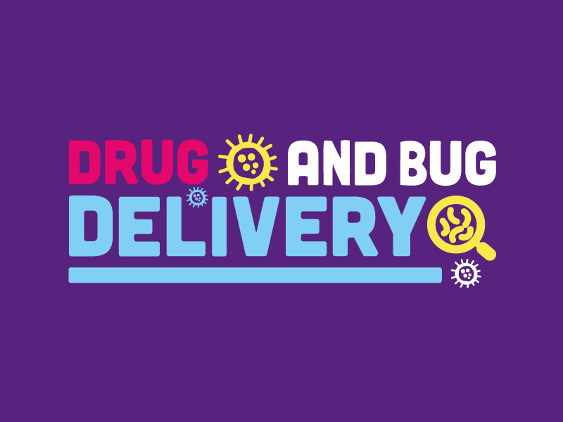 Drug and Bug Delivery Identity cornwall colourful design identity illustration