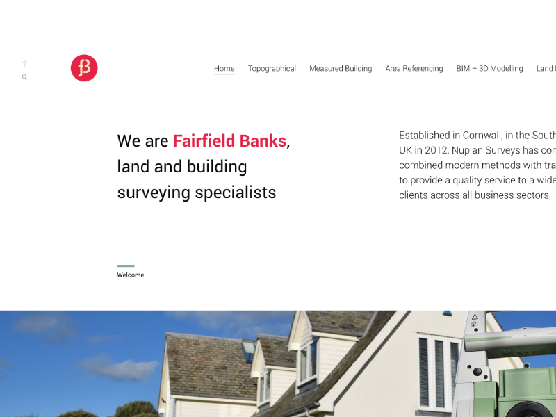 Fairfield Banks Website design layouts websites fairfield banks somerset bath surveys