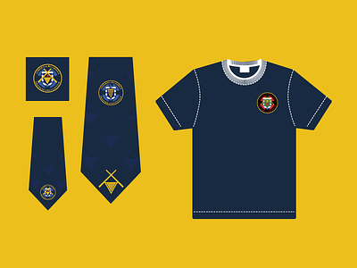 Ties & Shirts badge branding club design logo shirts ties
