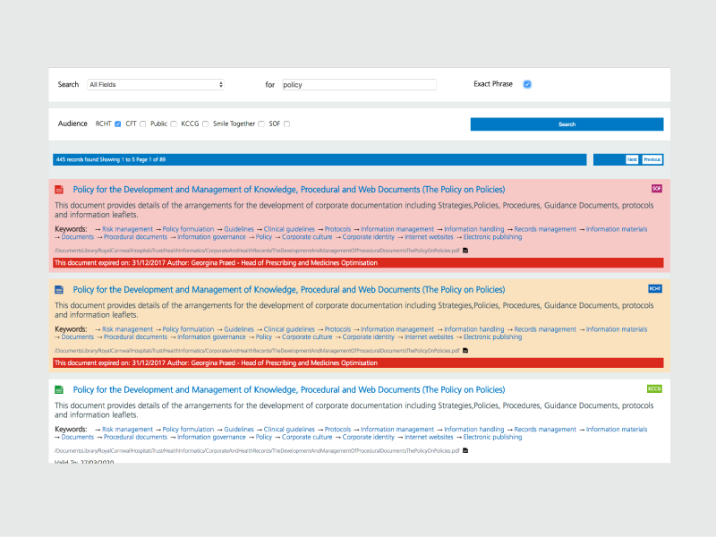 Health Care Advanced Document Search advanced search library documents care health nhs