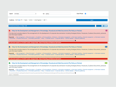 Health Care Advanced Document Search